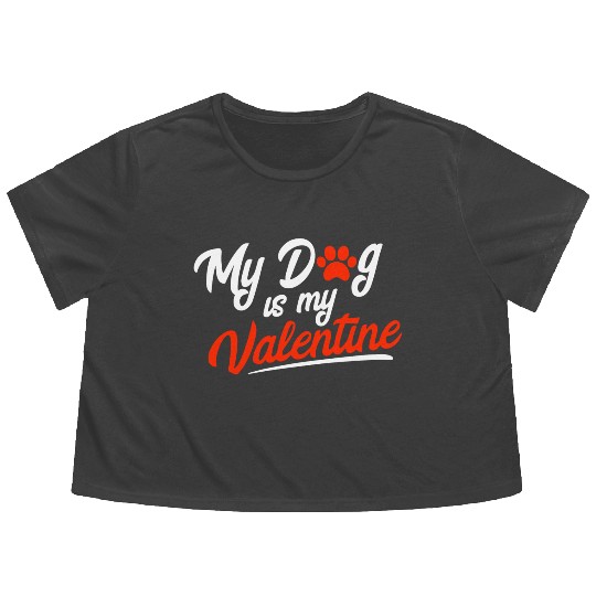 For Dog Fur Mom Dog Dad Lover Owner Cute Flowy Cropped Tees