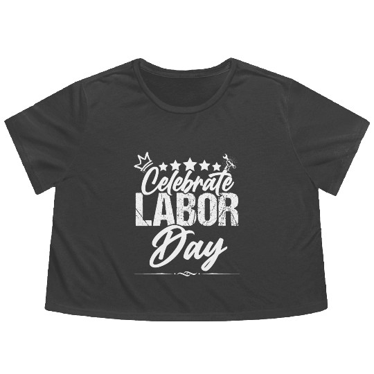 Labor Day A Day to Celebrate and Appreciate! Flowy Cropped Tees