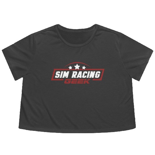 Sim Racing Geek - Esports Racer Experience Flowy Cropped Tees