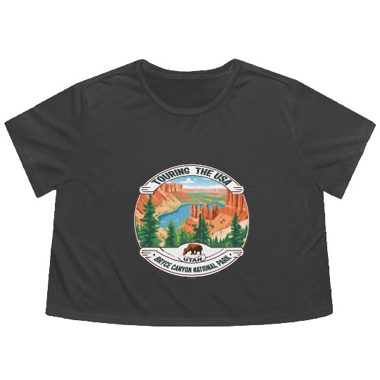 Touring The USA : Bryce Canyon Flowy Cropped Tees