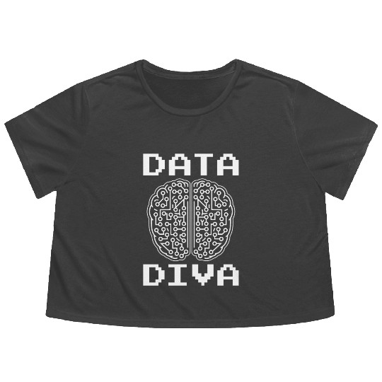 Machine Learning and AI Mastery Design Flowy Cropped Tees