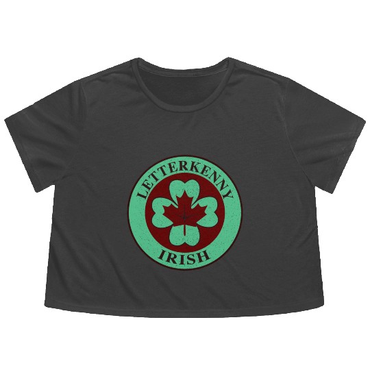 Letterkenny Irish Flowy Cropped Tees