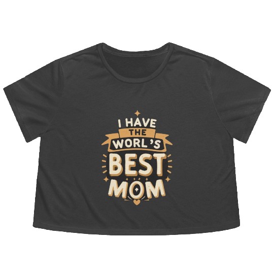 Yellow Brown Red Colorful Graffiti Flowy Cropped Tees