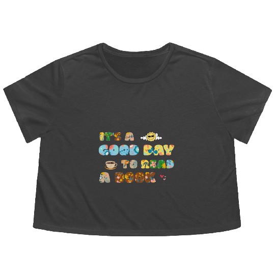 Book Lover Women's day Flowy Cropped Tees