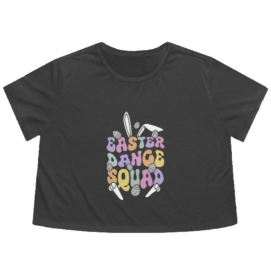 Easter dance squad Easter Day Flowy Cropped Tees