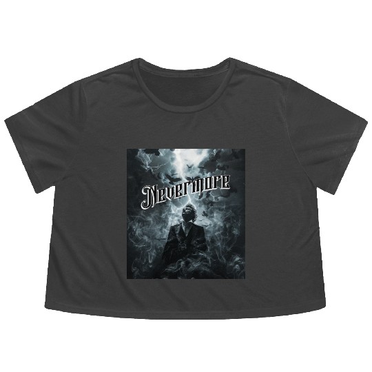 Nevermore Flowy Cropped Tees