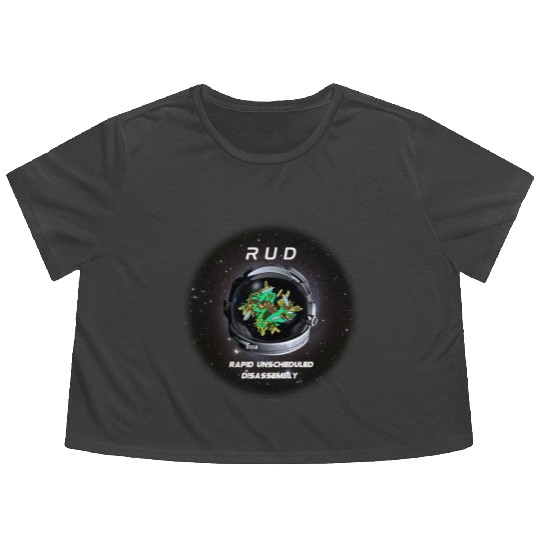 RUD: Rapid Unscheduled Disassembly, Dark Galaxy Flowy Cropped Tees