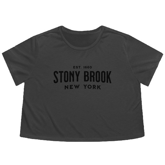 Stony Brook Nostalgic Flowy Cropped Tees