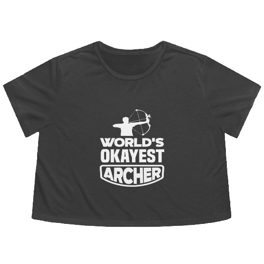 Best Archer Archery Flowy Cropped Tees