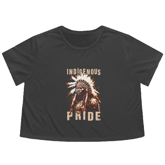 Indigenous Pride Flowy Cropped Tees