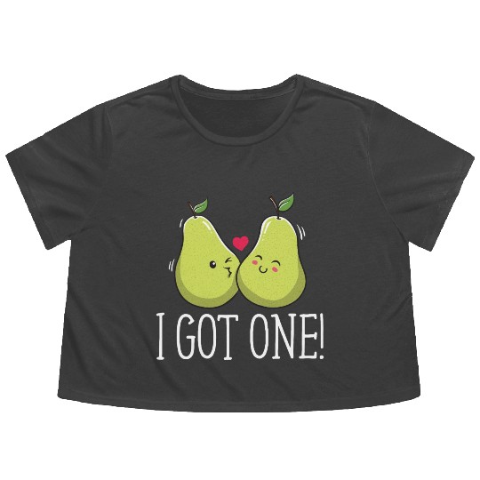 I Got One Honeymoon Bride Newlywed Future Wife Fia Flowy Cropped Tees