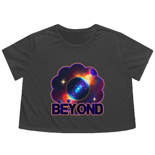 Novelty Beyond Flowy Cropped Tees