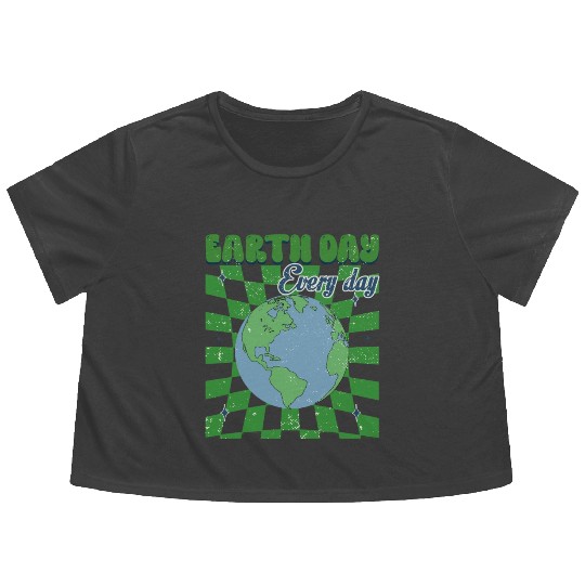 Earth Day 2024 Flowy Cropped Tees