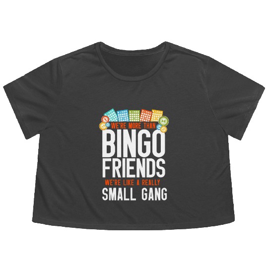 Bingo Player Friends Besties Flowy Cropped Tees