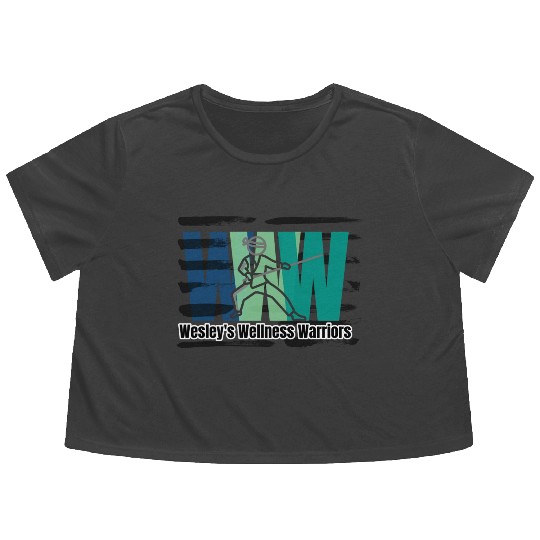 Wesley's Wellness Warriors - First Steps Fundraise Flowy Cropped Tees
