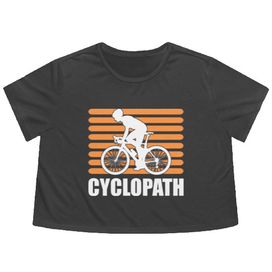 Cyclopath Biker Flowy Cropped Tees