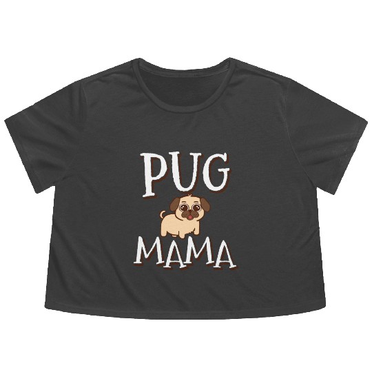 Embrace Your Pug Passion With Our Unique Design Flowy Cropped Tees