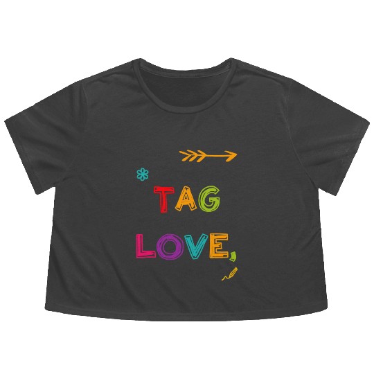 Dear Parents Tag You're It Teacher Graduation Gift Flowy Cropped Tees