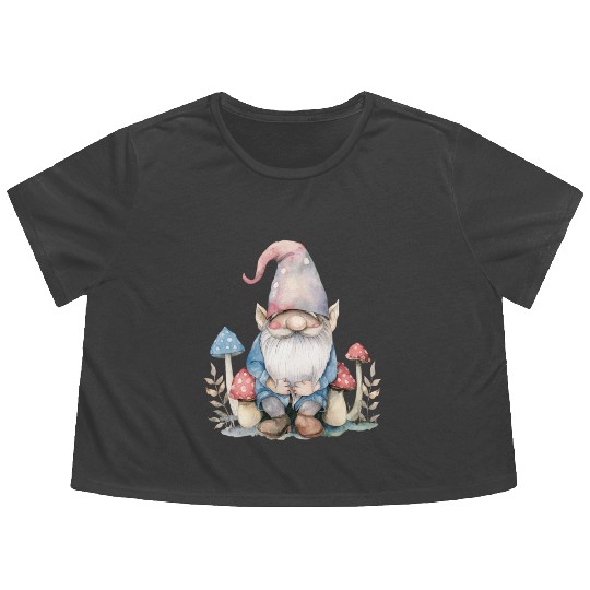 Pastel Gnome Clipart Images, Pastel clipart, Flowy Cropped Tees