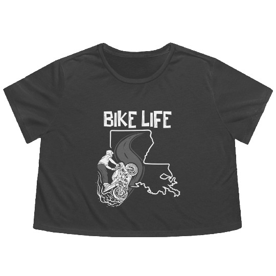 BIKE LIFE Classic Flowy Cropped Tees