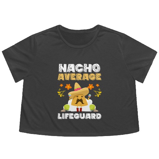 Lifeguard Beach Flowy Cropped Tees