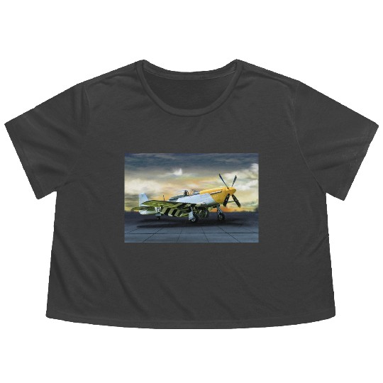 P-51 Flowy Cropped Tees