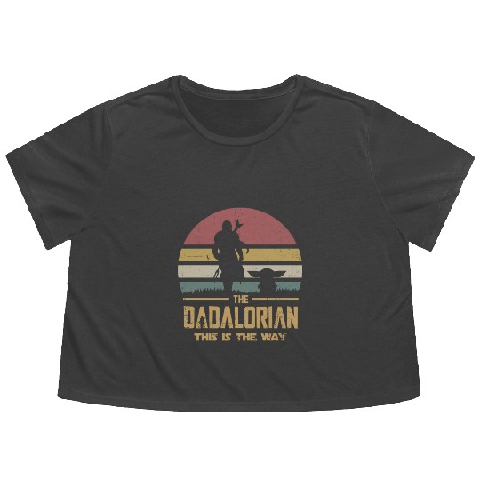 The Dadalorian And Son vintage Flowy Cropped Tees