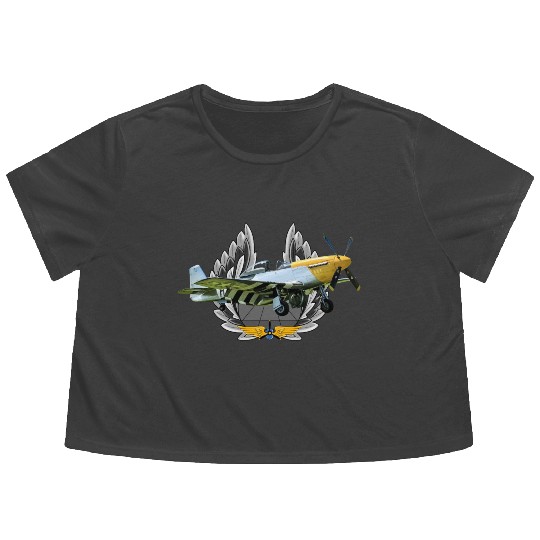 P-51 Flowy Cropped Tees