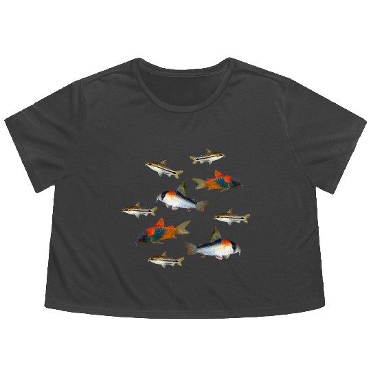 Pygmy Corydoras Adolfoi Corydoras Catfish Aquarium Flowy Cropped Tees