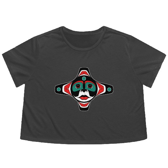 American Indigenous Clothing Premium Flowy Cropped Tees