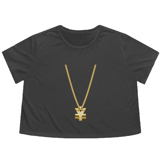 Hip Hop Chain with Yen Flowy Cropped Tees