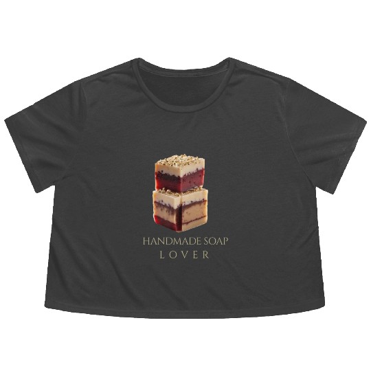 Handcrafted German chocolate cake Soap Flowy Cropped Tees