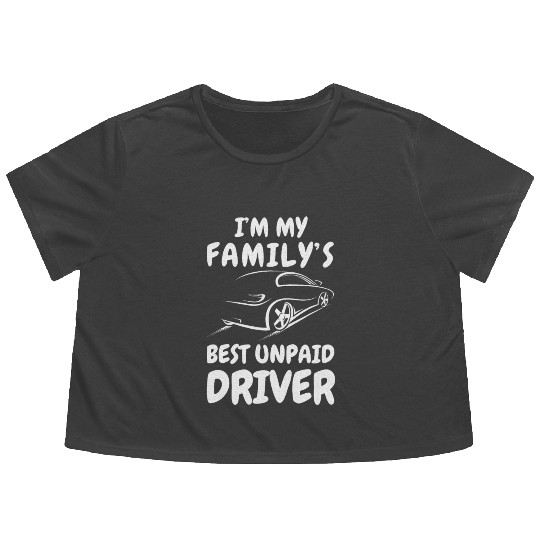 Car Guy Auto Racing Mechanic Saying Outfit Flowy Cropped Tees