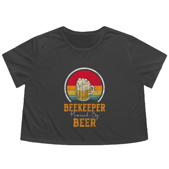 Beekeepers Nature Insect Flowy Cropped Tees