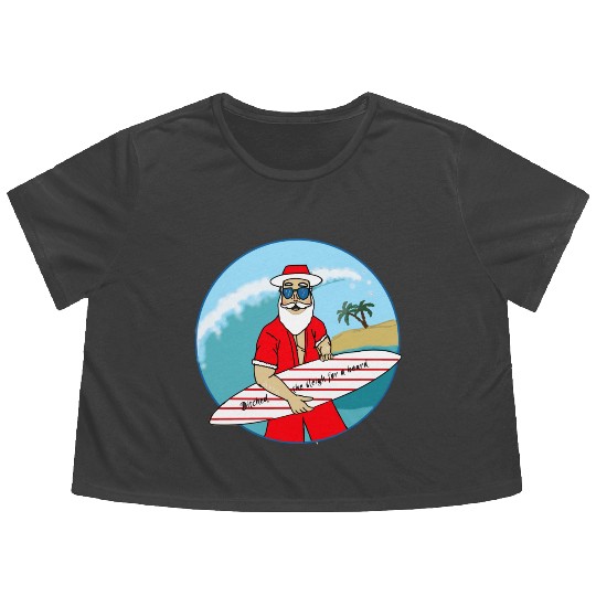 Christmas in July Flowy Cropped Tees