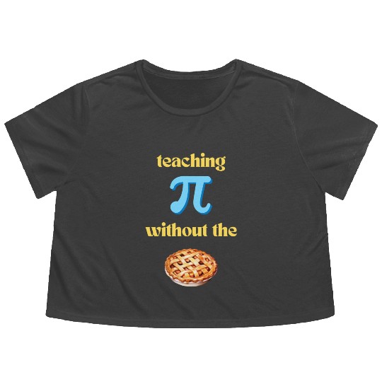 Math Teacher Flowy Cropped Tees