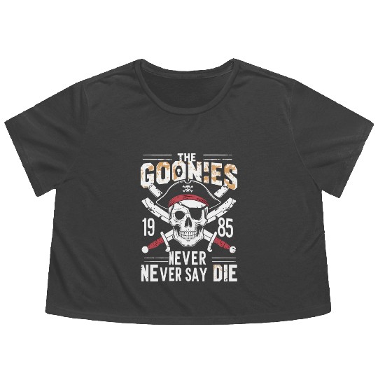 The Goonies Never Say Die Flowy Cropped Tees