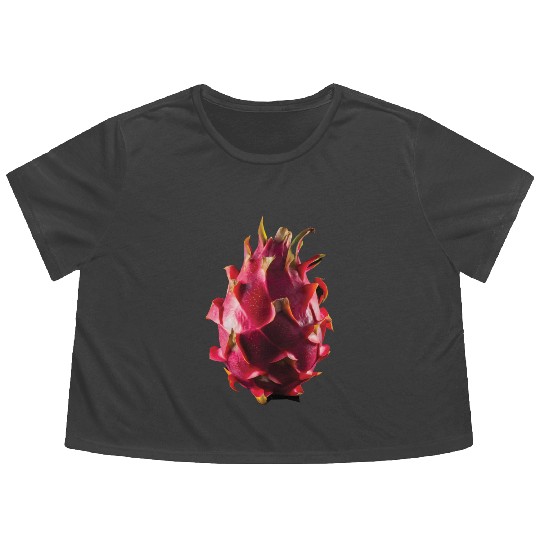 Dragon Fruit Realistic Flowy Cropped Tees