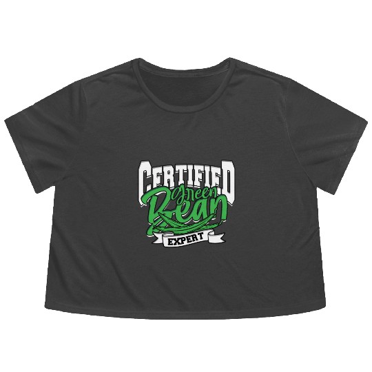 Green Bean Casserole Flowy Cropped Tees