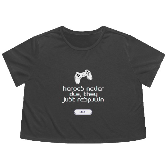 Video game Flowy Cropped Tees