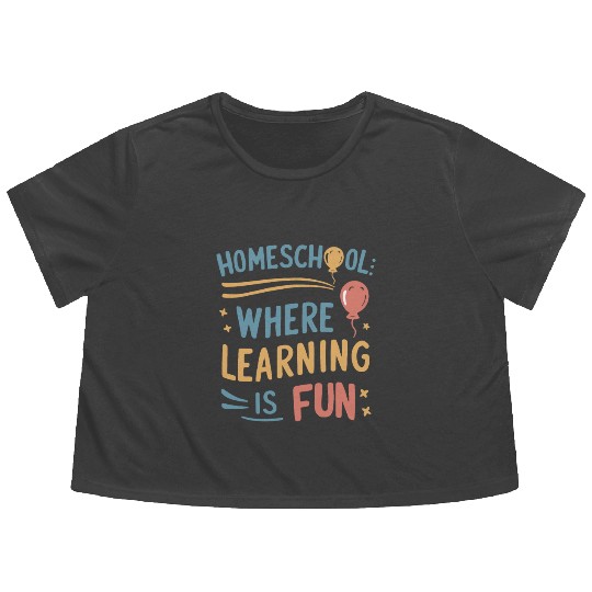 Embrace The Homeschool Journey With Your Flowy Cropped Tees