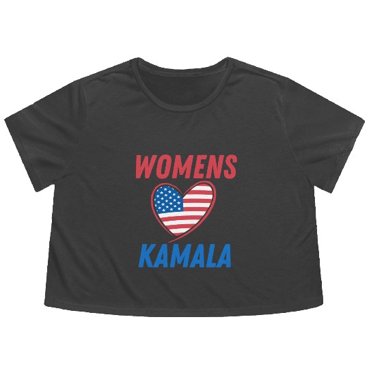 Election presidential Kamala Harris 2024 Flowy Cropped Tees