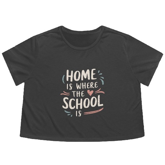 Embrace The Homeschool Journey With Your Flowy Cropped Tees