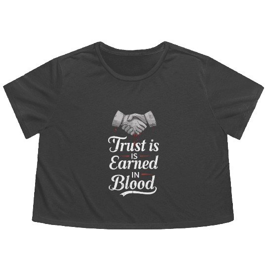 Mobster Gangster Mafia Organized Crime Boss Flowy Cropped Tees