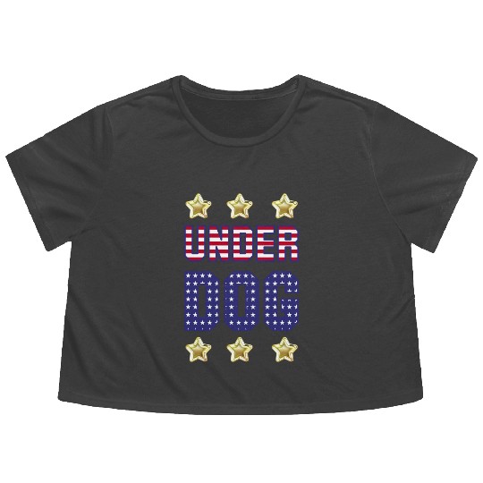 UnderDog Kamala Harris 2024 - President Election Flowy Cropped Tees