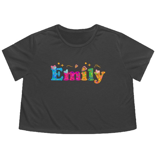 Emily Flowy Cropped Tees