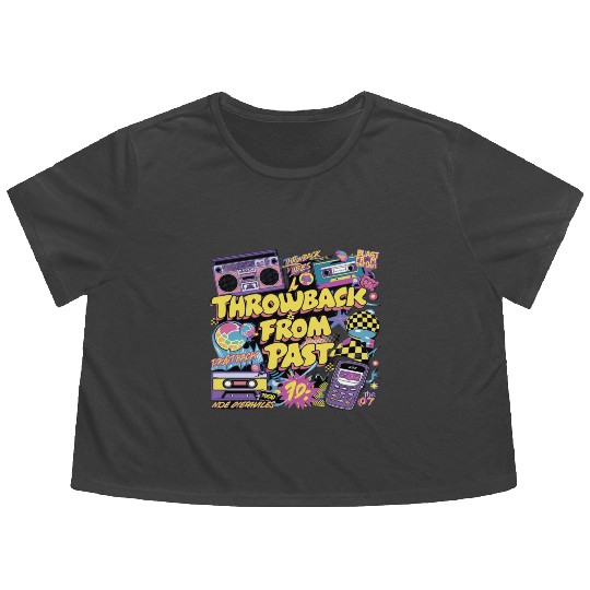 Early 90s and 2000s | Y2K fashion Flowy Cropped Tees