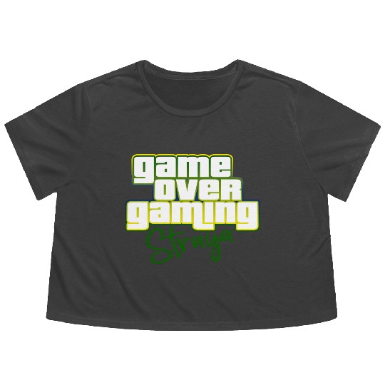 GameOverGaming GTA Straya Parody Flowy Cropped Tees