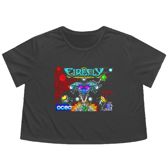 Firefly ZX Spectrum Loading Screen Flowy Cropped Tees