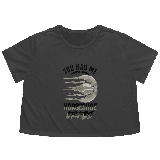 Horseshoe Crab Flowy Cropped Tees
